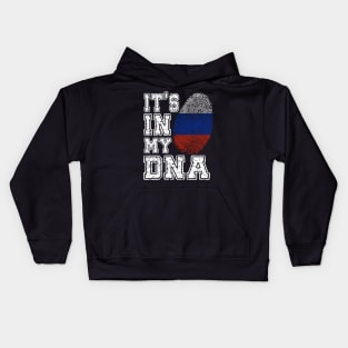It's In My DNA Russia - Patriotic Russian Gift Kids Hoodie